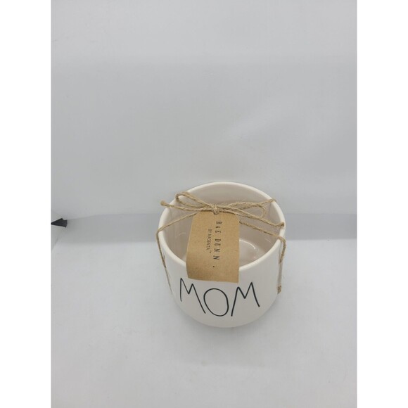 Rae Dunn MOM Mini Ceramic Cache Pot Planter Gift 4 herbs succulent indoor plants - Picture 2 of 3